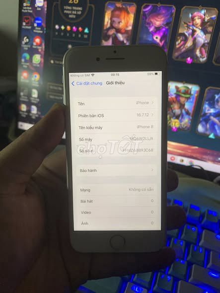 Apple iPhone 8 8GB Trắng. Mua bán Điện thoại tại Quận 1 Tp Hồ Chí Minh được đăng bởi Hội Đồ Điện Tử hình 1