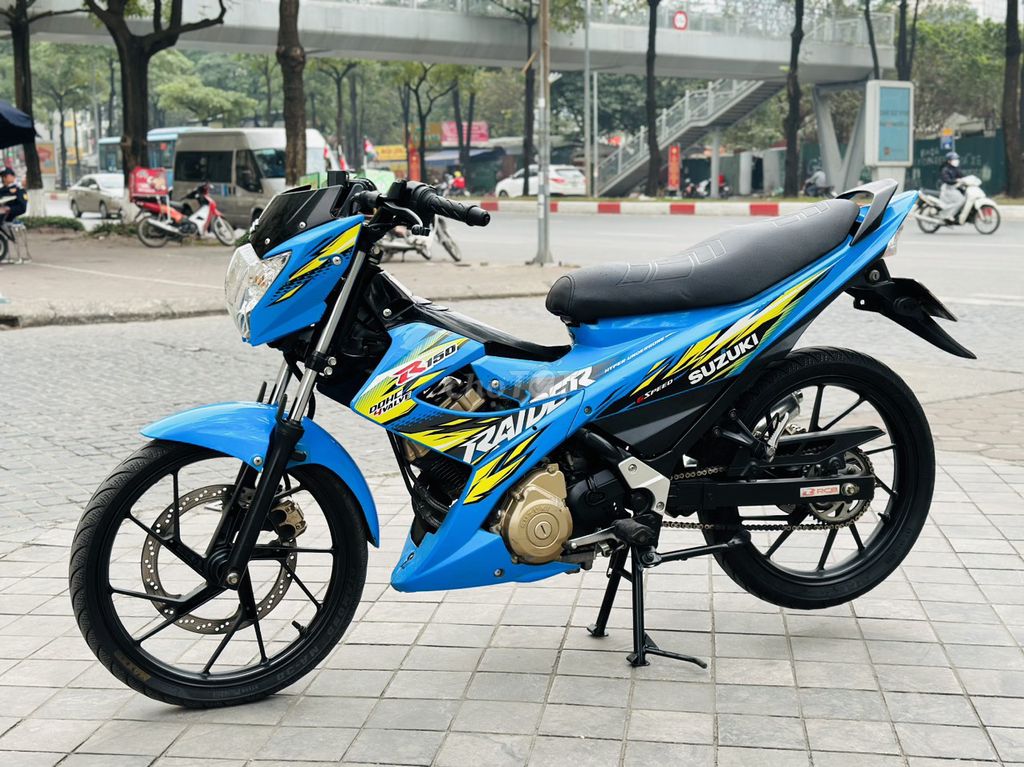 Suzuki Raider 150 xanh chính chủ mua 2018. Mua bán Xe máy tại Quận Nam Từ Liêm Hà Nội được đăng bởi HẢI ĐĂNG hình 5