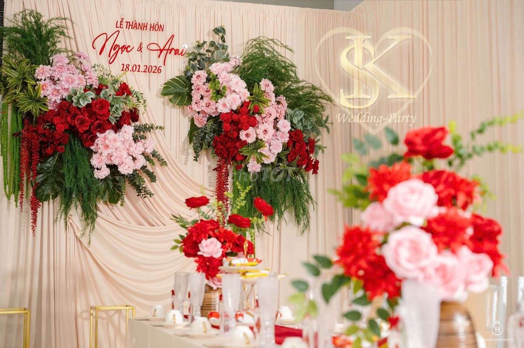 Dịch vụ trang trí Gia tiên tiệc cưới. Dịch vụ tại Thành phố Dĩ An Bình Dương được đăng bởi Hùng  hình 1