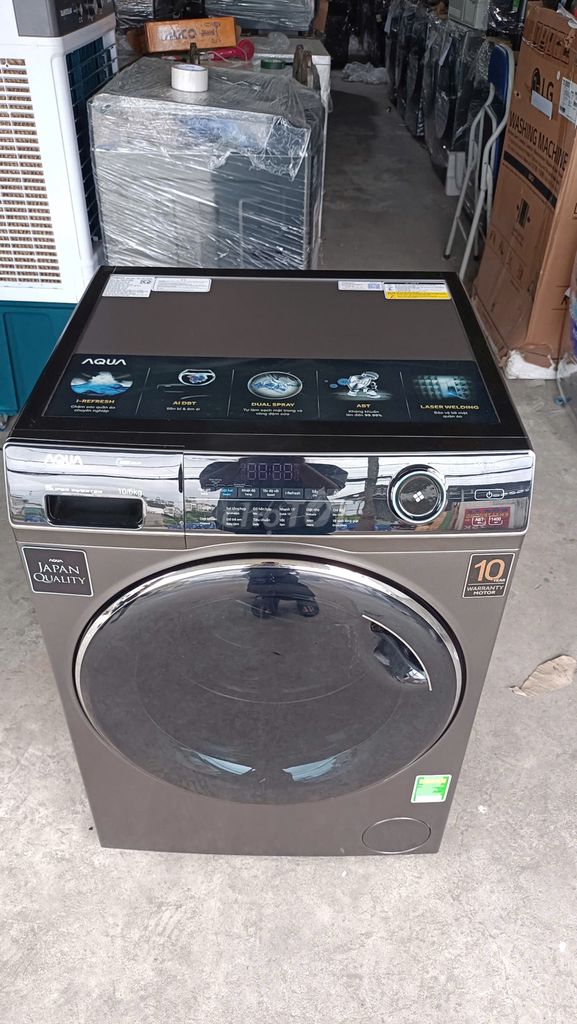 Máy giặt sấy Aqua Inverter giặt 10 kg-sấy 6 kg,NEW. Mua bán Máy giặt tại Quận 12 Tp Hồ Chí Minh được đăng bởi KHO ĐIỆN MÁY  hình 5