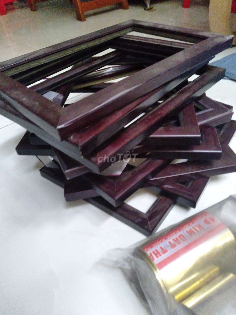 Khung tranh gỗ Nâu . Mua bán Đồ sưu tầm, đồ cổ tại Quận Bình Tân Tp Hồ Chí Minh được đăng bởi Tran Hoang Duy hình 1