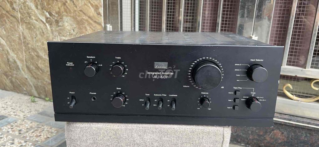Amply Sansui AU-607 Đen Kim loại. Mua bán Tivi, Âm thanh tại Quận Kiến An Hải Phòng được đăng bởi Phạm anh Tuấn  hình 1