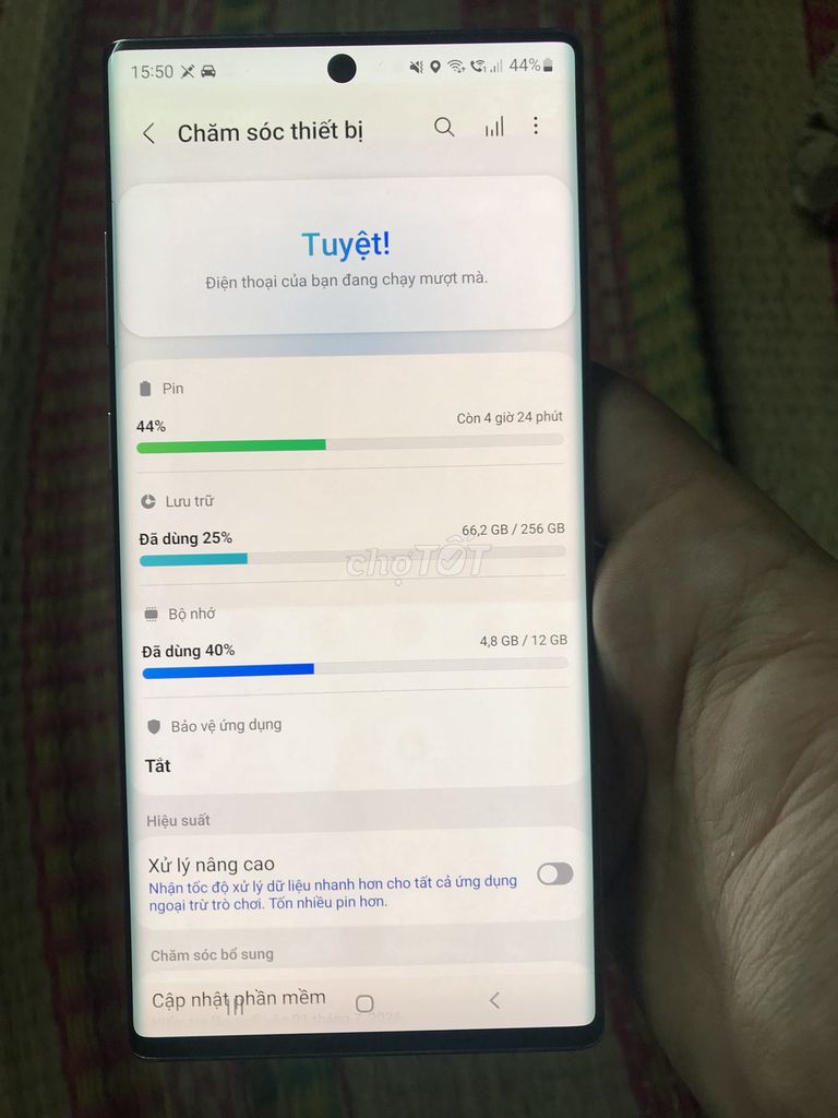 Samsung Galaxy Note 10+ 12G 256GB Đen. Mua bán Điện thoại tại Quận Bình Tân Tp Hồ Chí Minh được đăng bởi Duy Nghĩa hình 1