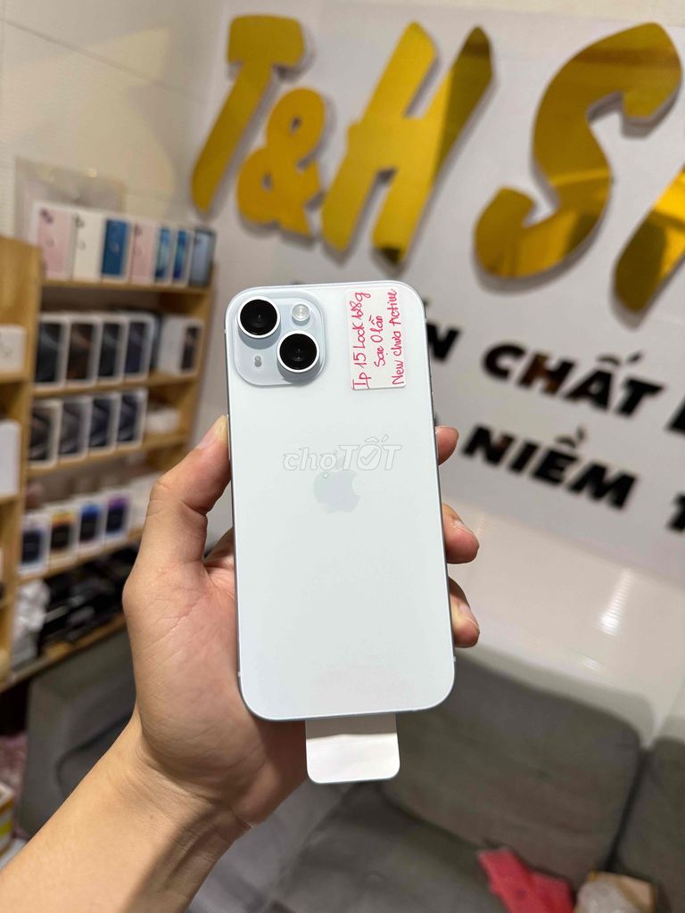 Iphone 15 Xanh 128g New 100% chưa Active đẹp Keng