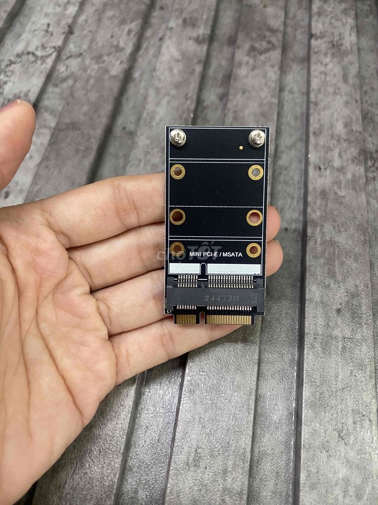 Card chuyển đổi Mini PCI-E sang MSATA Kim loại. Mua bán Linh kiện (RAM, Card...) tại Huyện Nhà Bè Tp Hồ Chí Minh được đăng bởi Trân hình 1