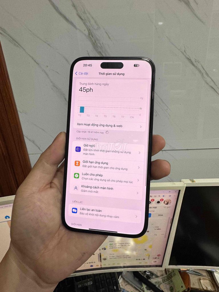 iPhone 14promax 512g sof olet 120hz quốc tế. Mua bán Điện thoại tại Quận Lê Chân Hải Phòng được đăng bởi hoang anh hình 1