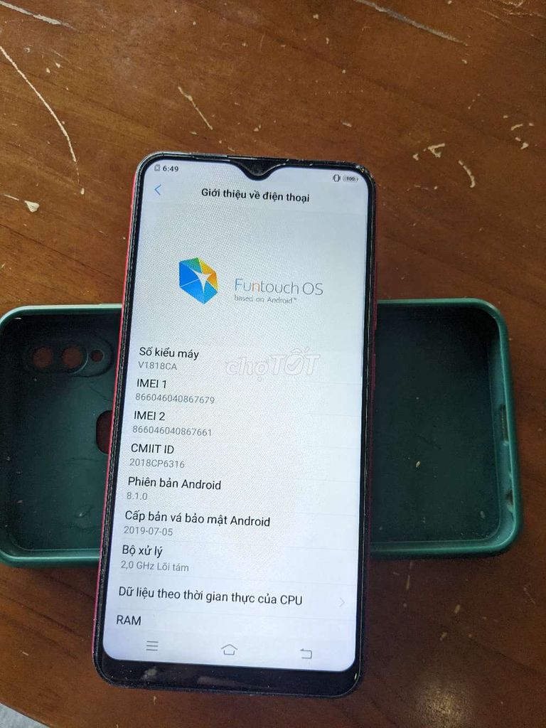 Lên đời dư ra e bán vivo. Mua bán Điện thoại tại Thị xã Phú Mỹ Bà Rịa - Vũng Tàu được đăng bởi Nga Nguyễn hình 1