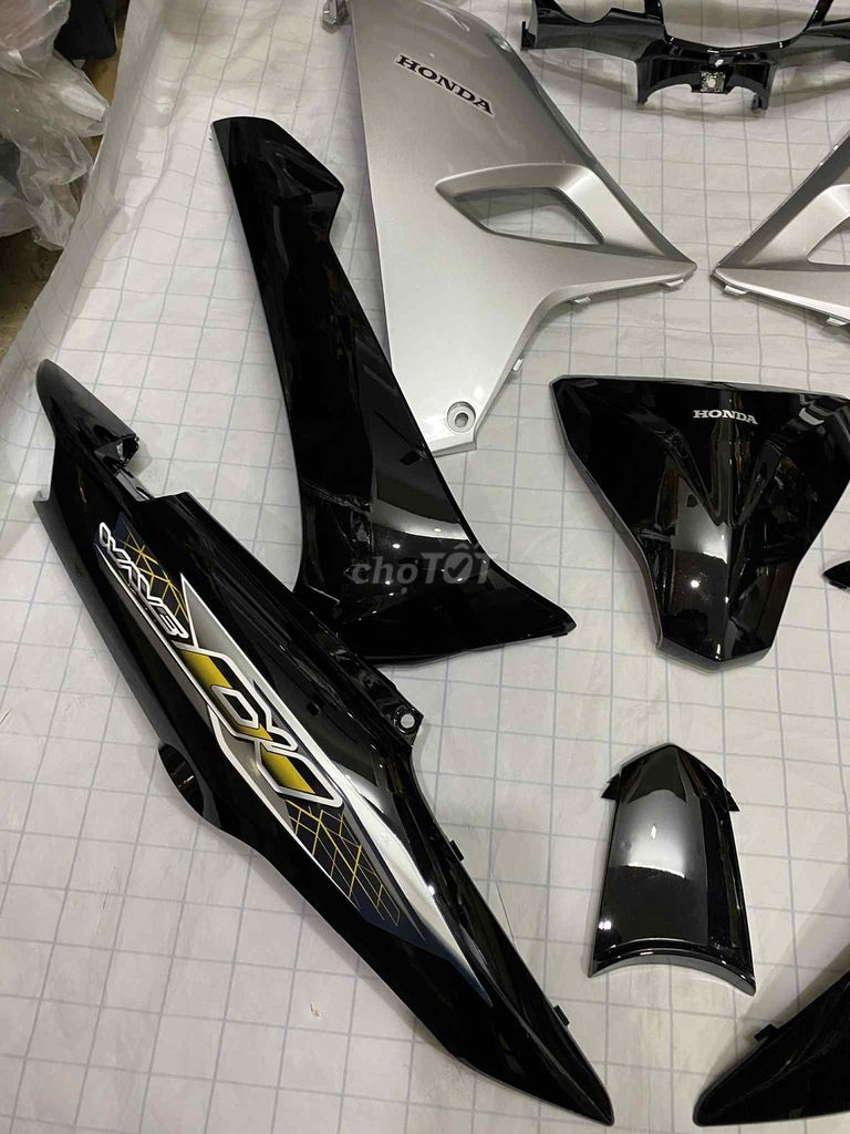 Bộ 10 chi tiết dàn áo Wave A110 2017-2025 màu Đen. Mua bán Phụ tùng xe tại Quận Cầu Giấy Hà Nội được đăng bởi Nguyễn Quang Huy hình 2