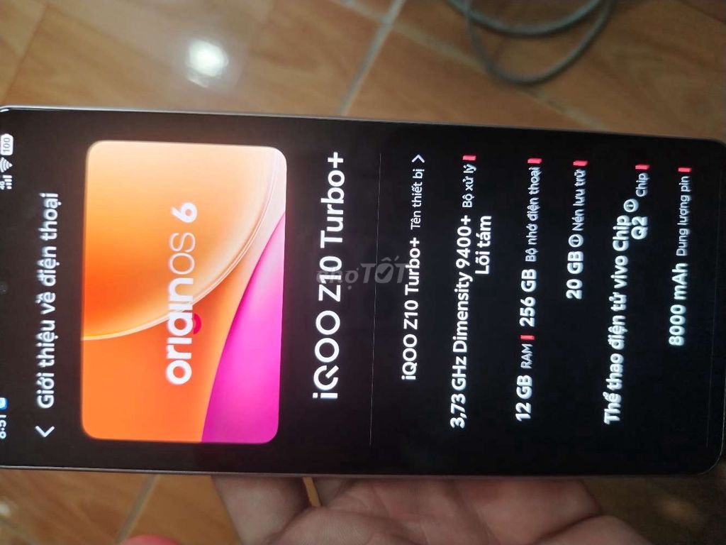 iQOO Z10 Turbo+ 12GB/256GB Trắng. Mua bán Điện thoại tại Quận 12 Tp Hồ Chí Minh được đăng bởi Nguyễn Văn Quí hình 1