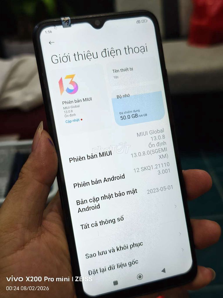 Xiaomi Redmi 10C 64GB Đen. Mua bán Điện thoại tại Quận Tân Bình Tp Hồ Chí Minh được đăng bởi Táo Bán Lổ hình 1