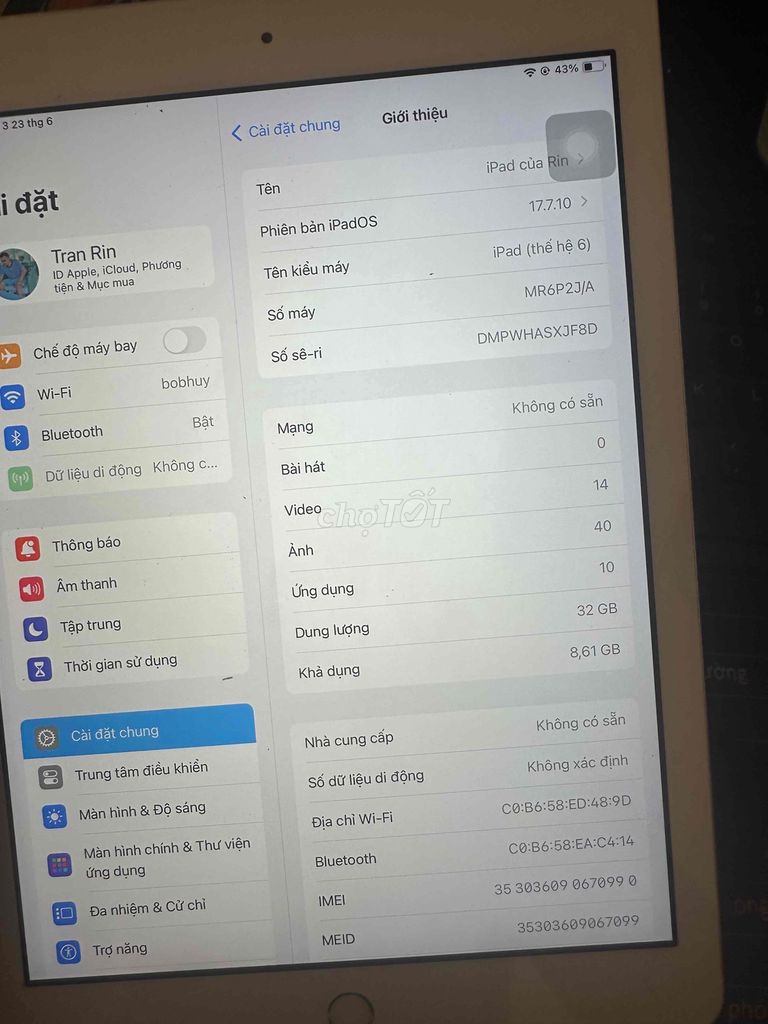 ibad gen 6. Mua bán Máy tính bảng tại Quận Ngũ Hành Sơn Đà Nẵng được đăng bởi don hình 1