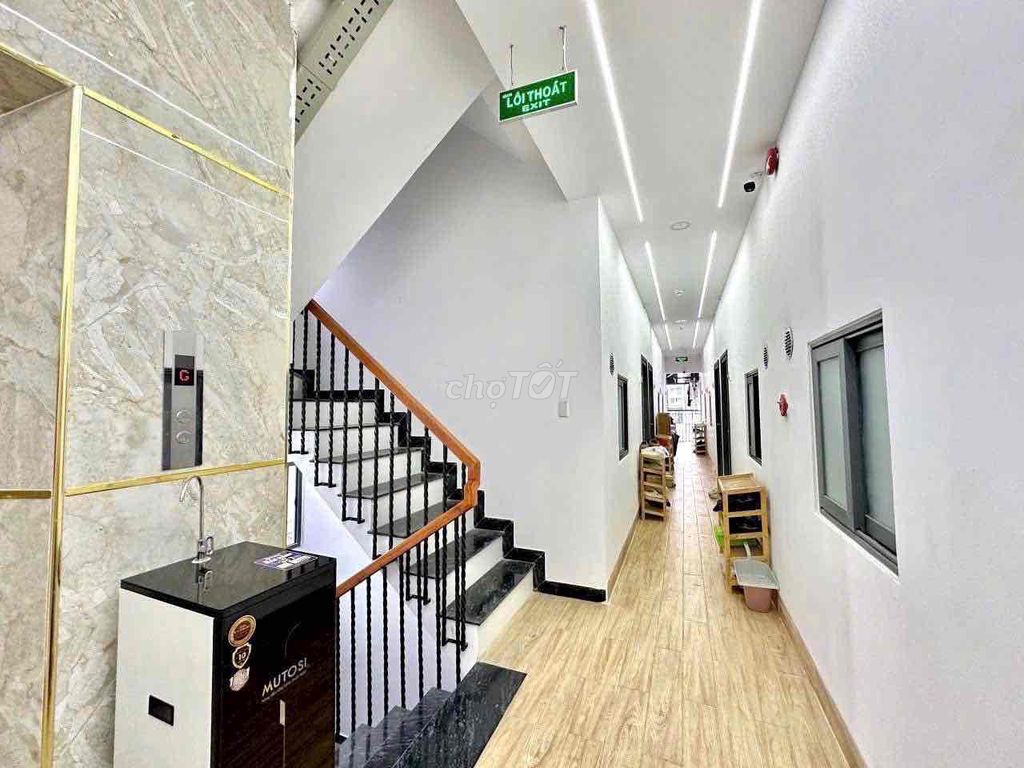THẬT 100% THU KHOÁN 105 TRIỆU/THÁNG 35 PHÒNG HẦM 6 TẦNG MỚI 6x35m, 195