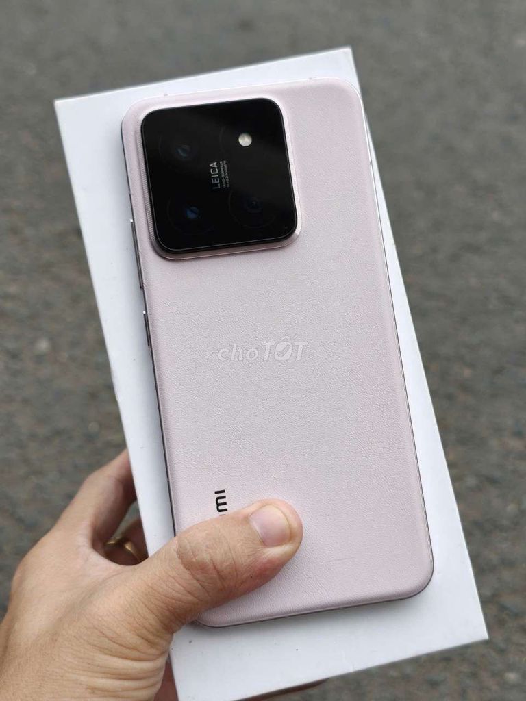 Xiaomi 14 12GB/256GB Hồng nhạt 98-99%. Mua bán Điện thoại tại Quận Bình Tân Tp Hồ Chí Minh được đăng bởi Anh Rin hình 1