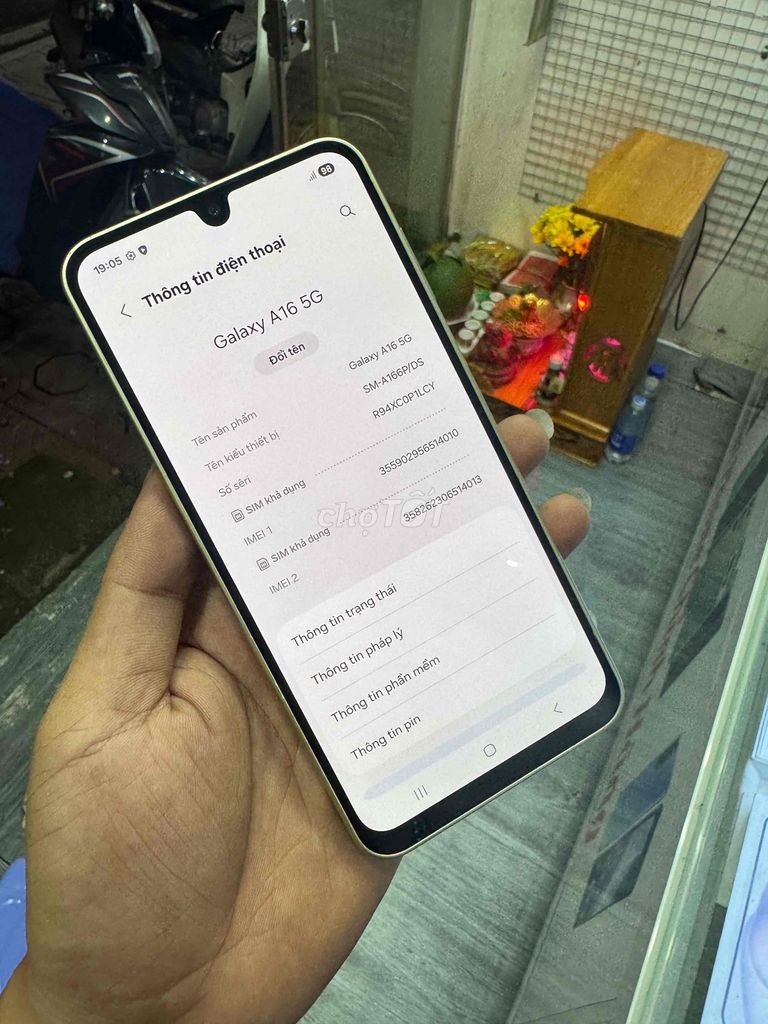 Samsung Galaxy A16 5G 256GB Vàng Đã sử dụng. Mua bán Điện thoại tại Thành phố Dĩ An Bình Dương được đăng bởi Đức Trung Mobile  hình 1