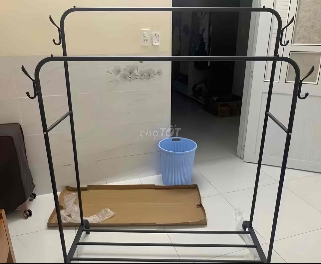 Kệ treo đồ Kim loại Đen 150 x 110 x 58 cm. Mua bán Tủ, kệ gia đình tại Quận Tân Phú Tp Hồ Chí Minh được đăng bởi ne hình 1