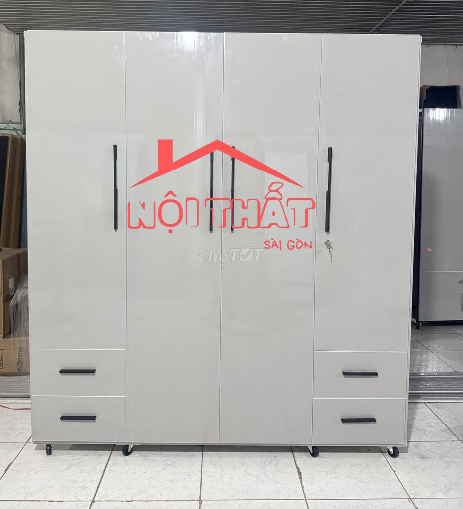 Tủ quần áo nhựa 1m8x1m45. Mua bán Tủ, kệ gia đình tại Thành phố Thủ Dầu Một Bình Dương được đăng bởi Nội thất giá xưởng hình 1