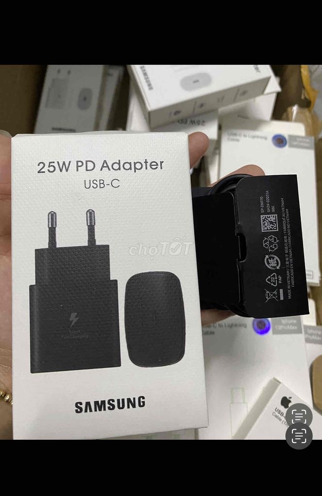 BỘ SẠC NHANH SAMSUNG 25w full box