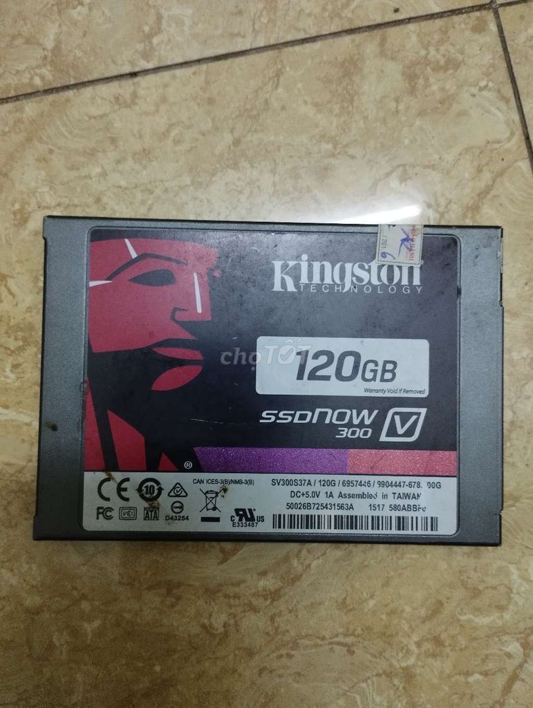 Ổ cứng Kingston SSDNow V300 120GB. Mua bán Linh kiện (RAM, Card...) tại Huyện Vĩnh Bảo Hải Phòng được đăng bởi Mr.Hà hình 1