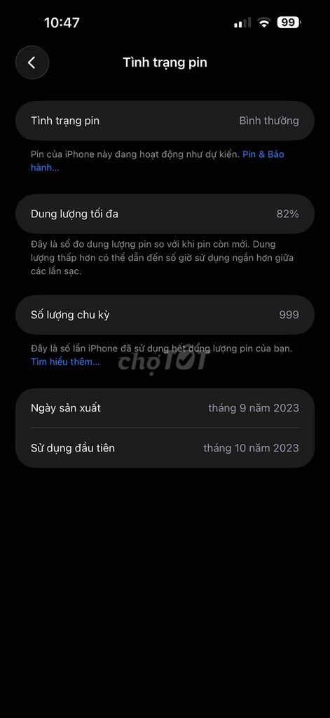 Apple iPhone 15 Pro Max 256GB Đen. Mua bán Điện thoại tại Quận Ninh Kiều Cần Thơ được đăng bởi sỹ thắng hình 1