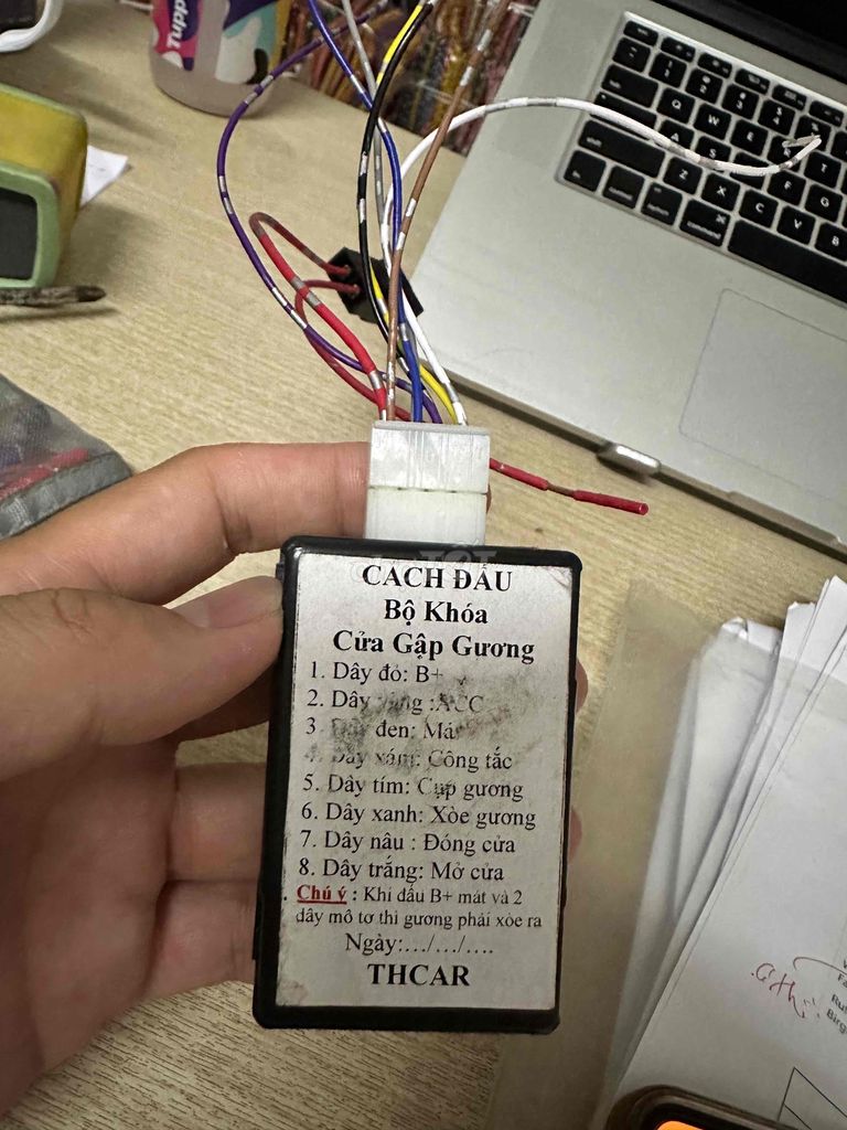 Bộ gập gương tự động cho oto