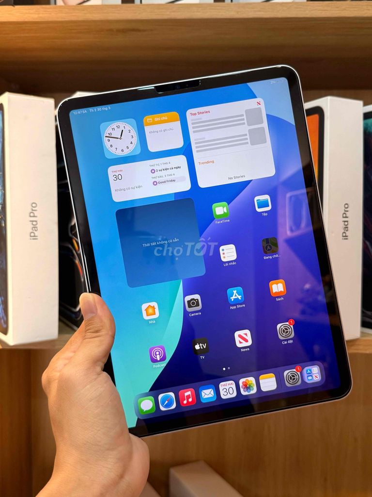Apple iPad Pro M1 512GB Bạc 99%. Mua bán Máy tính bảng tại Quận Hoàng Mai Hà Nội được đăng bởi Sơn Đặng  hình 1