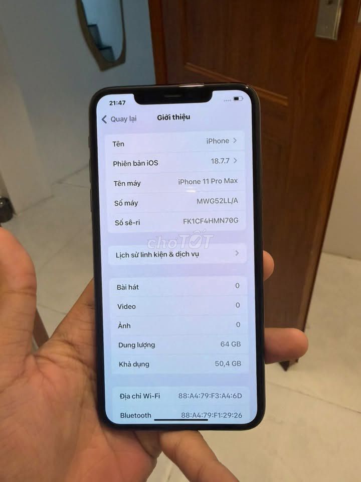 Apple iPhone 11 Pro Max 64GB 73%. Mua bán Điện thoại tại Quận Tân Phú Tp Hồ Chí Minh được đăng bởi Hội Đồ Điện Tử hình 1