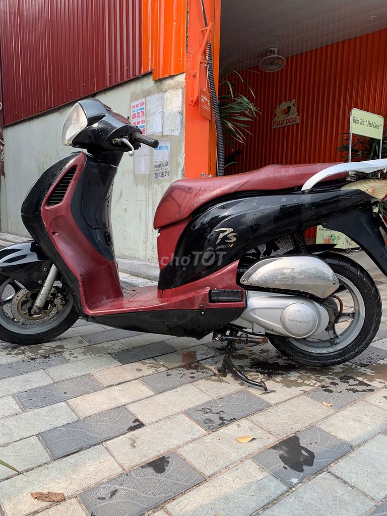 Honda PS 150i 2008 года, черный/красный