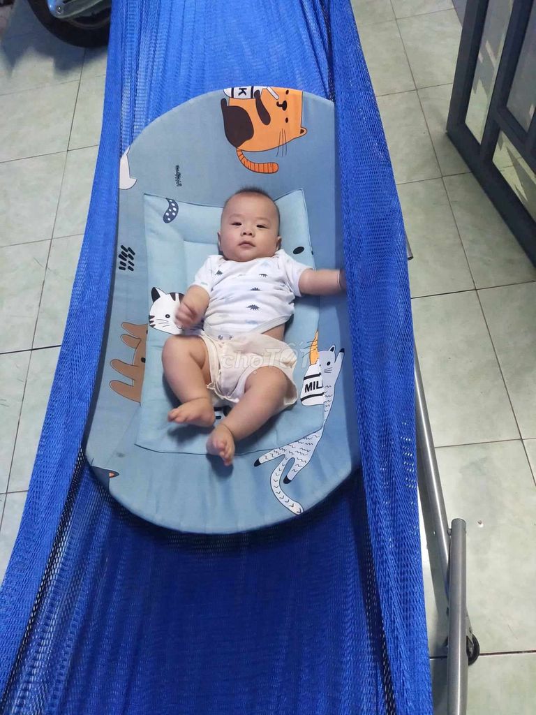 Nôi tre nằm võng cho bé. Mua bán Mẹ và bé tại Thị xã Phú Mỹ Bà Rịa - Vũng Tàu được đăng bởi Pass đồ giá rẻ hình 1