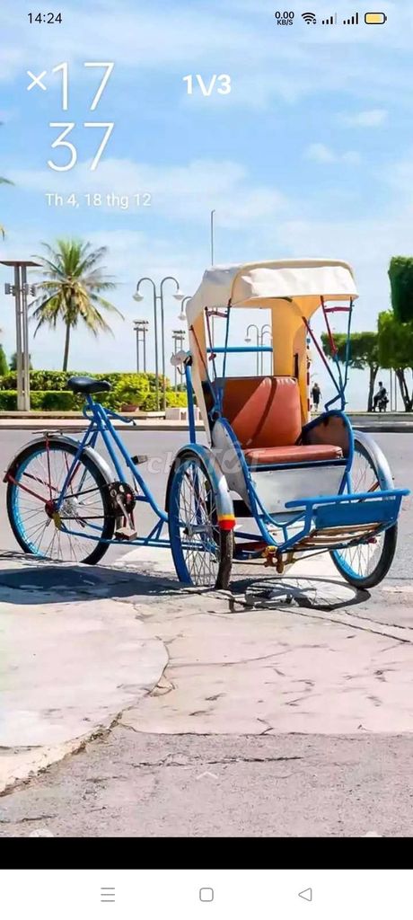 Xe xích lô 1989 đã qua sử dụng. Mua bán Phương tiện khác tại Quận Cẩm Lệ Đà Nẵng được đăng bởi ngo cop ho hình 1