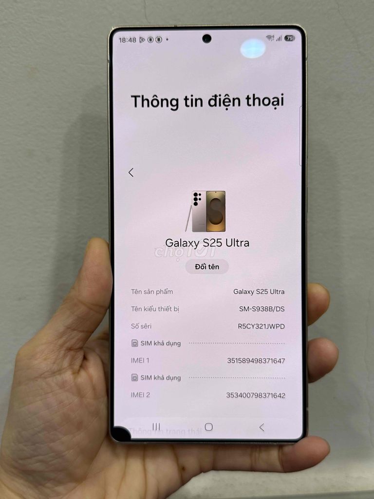 S25 ultra 12/256 vn. Mua bán Điện thoại tại Quận 10 Tp Hồ Chí Minh được đăng bởi Ngọc Bích hình 1
