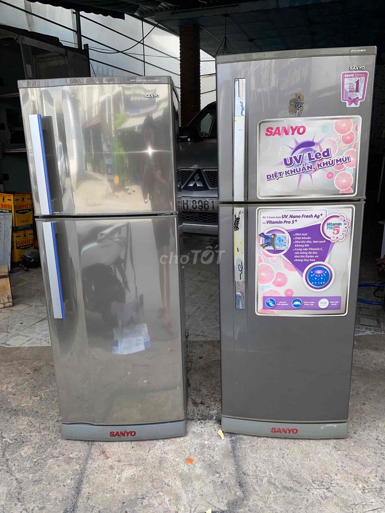 Tủ lạnh Sanyo 190l nguyên zin bh6t freeship HCM