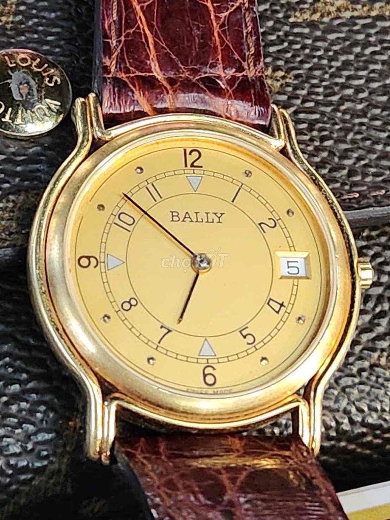 Đồng hồ BALLY Quartz 33mm Nam Vàng. Mua bán Đồng hồ tại Quận 10 Tp Hồ Chí Minh được đăng bởi GIAO LƯU SƯU TẦM hình 1