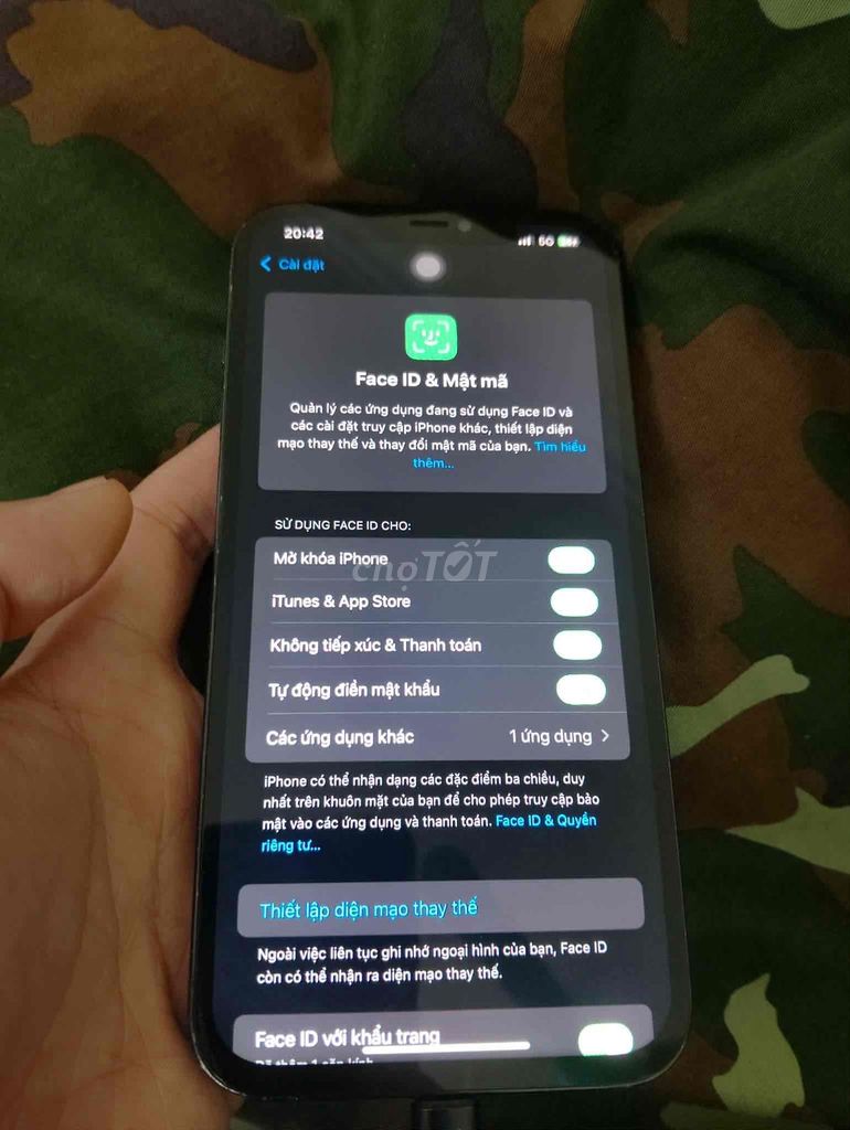 12prm thay màn full face id giao lưu. Mua bán Điện thoại tại Thành phố Bắc Giang Bắc Giang được đăng bởi Nguyễn Tiến Chung hình 1