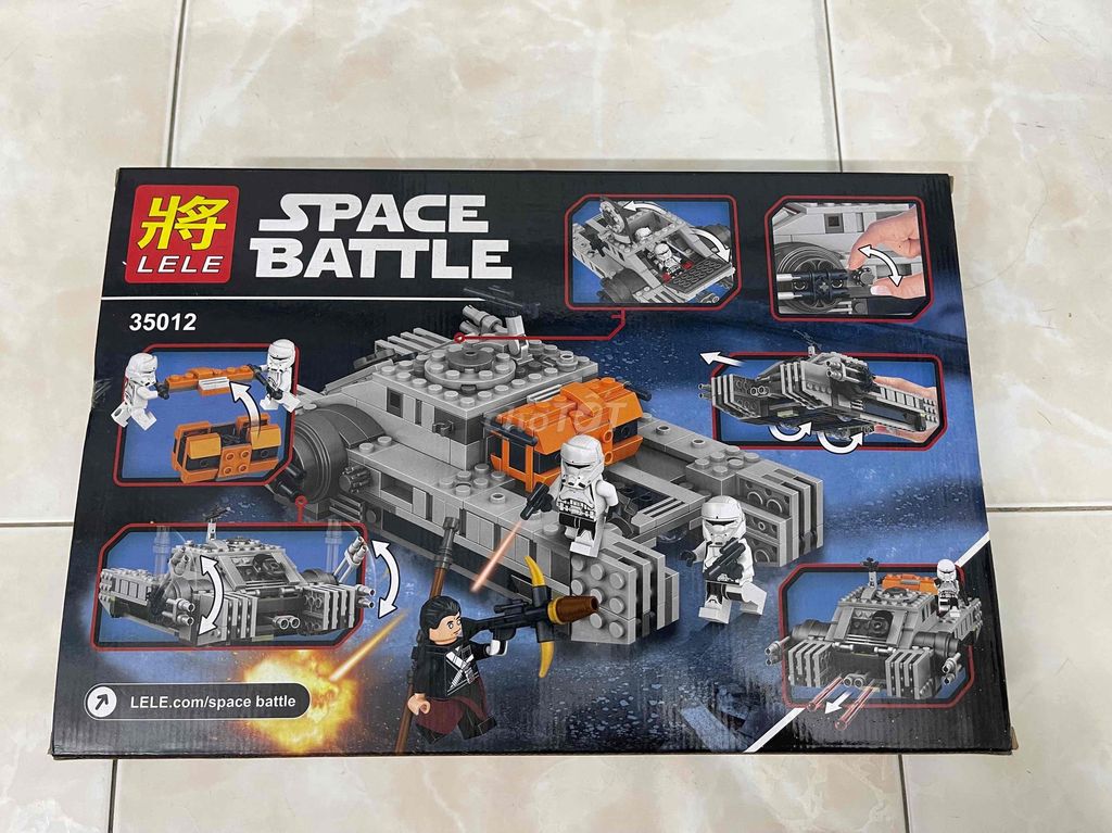 Đồ chơi lắp ráp lego xếp hình  space battle 35012