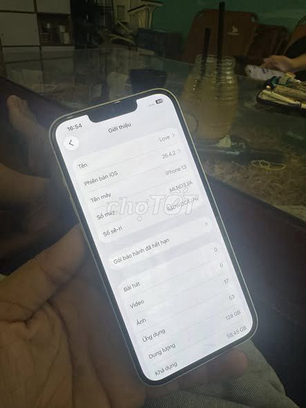 Apple iPhone 13 128GB Trắng Đã sử dụng. Mua bán Điện thoại tại Quận 1 Tp Hồ Chí Minh được đăng bởi Hội Đồ Điện Tử hình 1
