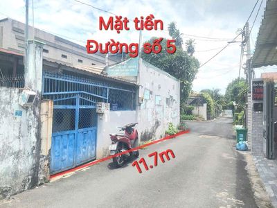 NHÀ 292.4m2 MẶT TIỀN ĐƯỜNG SỐ 5, P. TAM BÌNH, GẦN CHỢ ĐẦU MỐI