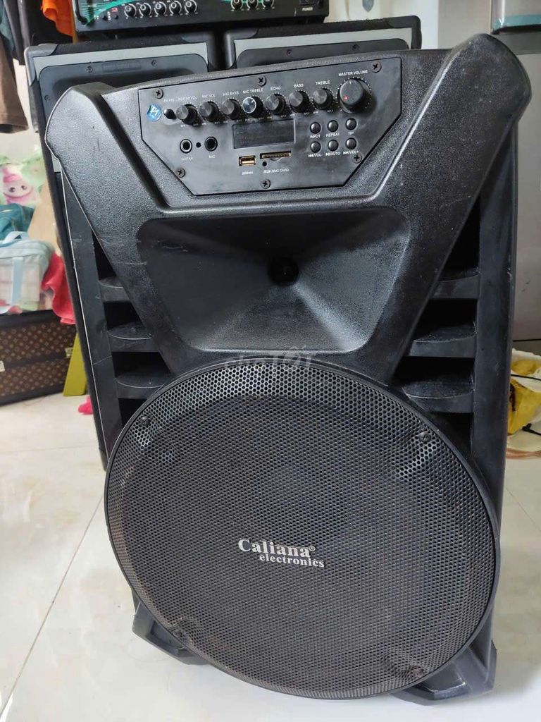Loa kéo Caliana Đen và dàn amly loa. Mua bán Tivi, Âm thanh tại Thị xã Bến Cát Bình Dương được đăng bởi Huỳnh Thanh Kiều hình 1