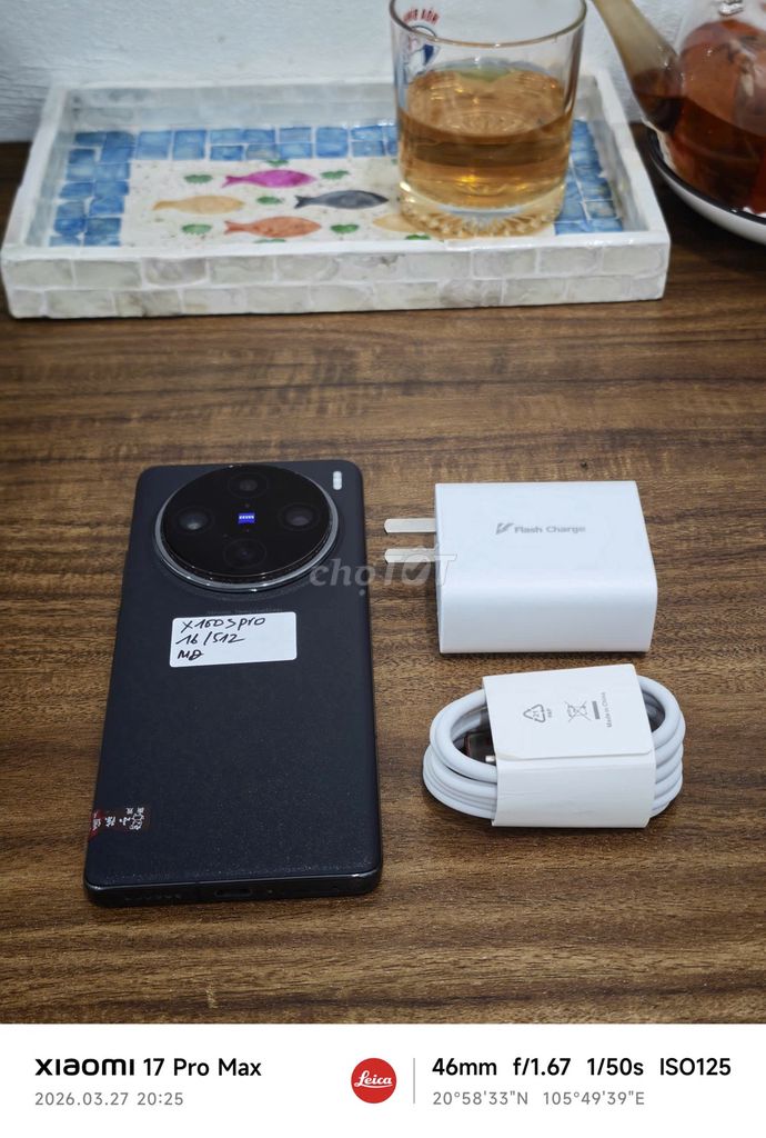 Vivo X100S Pro 5G 16/512 Đen sạc 80w có ship COD. Mua bán Điện thoại tại Quận Hoàng Mai Hà Nội được đăng bởi Trần Ngọc Hiếu hình 1