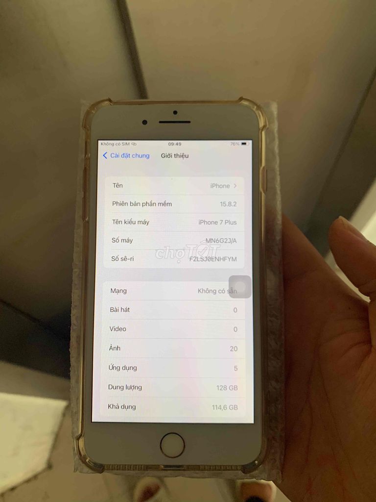 iPhone 7 Plus 128GB Vàng hồng. Mua bán Điện thoại tại Quận Tân Phú Tp Hồ Chí Minh được đăng bởi minh hình 1