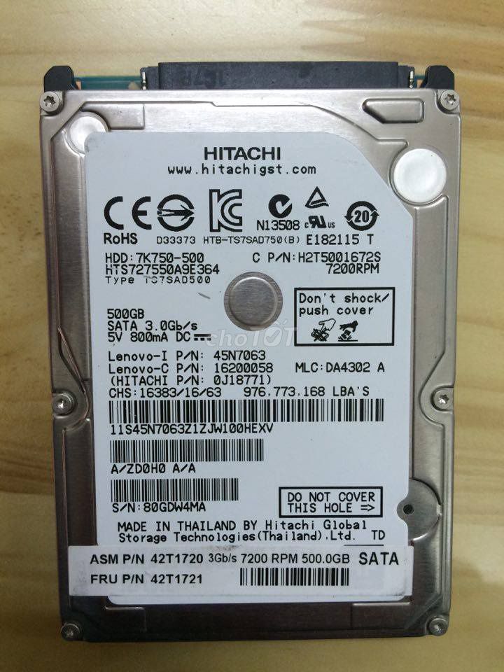 bán 2 Ổ cứng HDD toshiba và hsgt 500GB sk 100%. Mua bán Linh kiện (RAM, Card...) tại Thành phố Qui Nhơn Bình Định được đăng bởi bùi hoàng việt trung hình 1