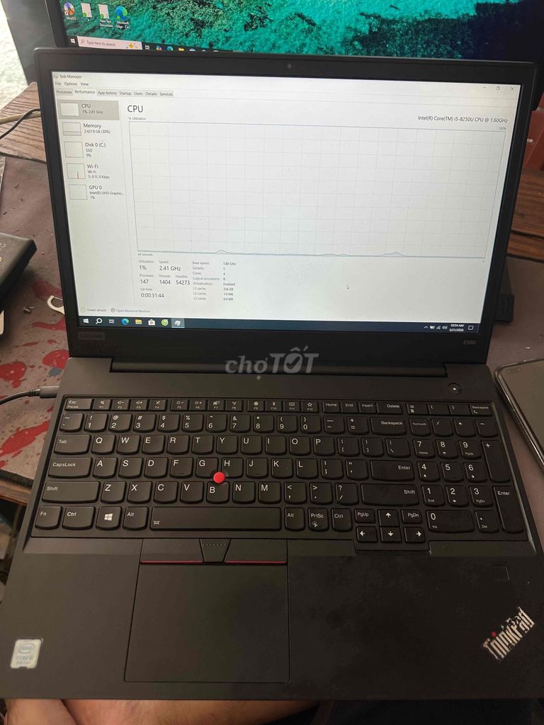 Lenovo ThinkPad E580 i5-8250U 8GB/240gb. Mua bán Laptop tại Quận Ngũ Hành Sơn Đà Nẵng được đăng bởi Nguyễn Quang Thắng hình 1