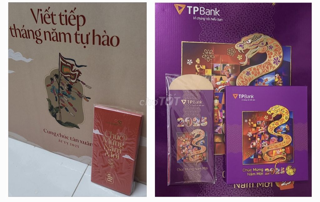 Bao Lì Xì Tết Ngân Hàng TP Bank Vietcombank TPBank