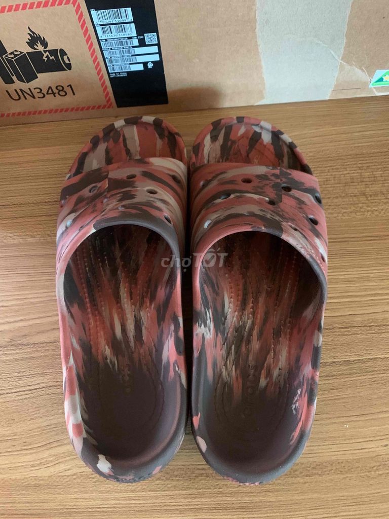 Dép Crocs Họa tiết rằn ri size 42 2hand. Mua bán Giày dép tại Quận 5 Tp Hồ Chí Minh được đăng bởi An  hình 1