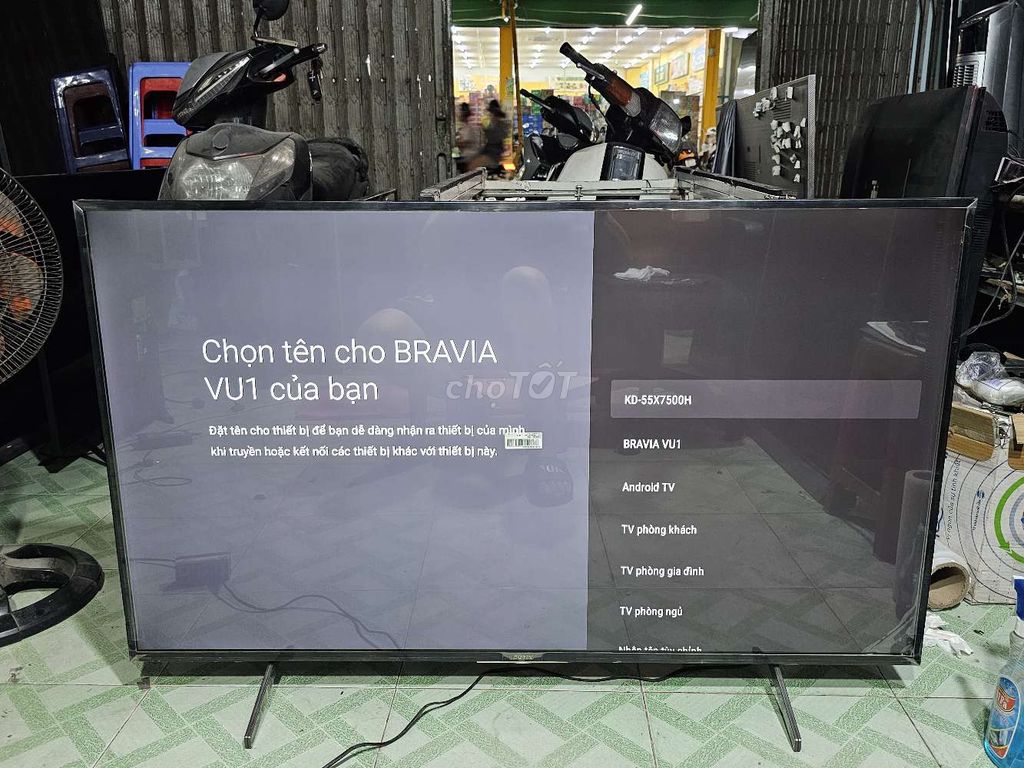 Android Sony 4K 55 inch- 55X7500H. Giọng Nói - 99%