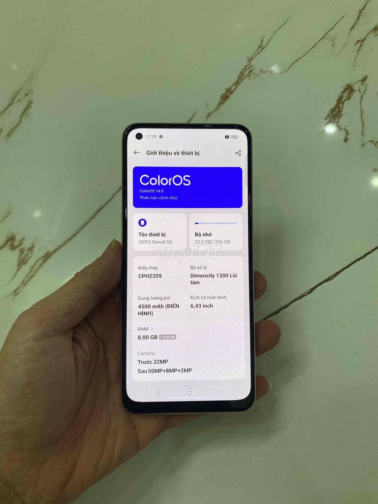 Bán Oppo Reno8 5g Ram8/256 zin cũ. Mua bán Điện thoại tại Quận Hà Đông Hà Nội được đăng bởi Mạnh Mobile hình 1