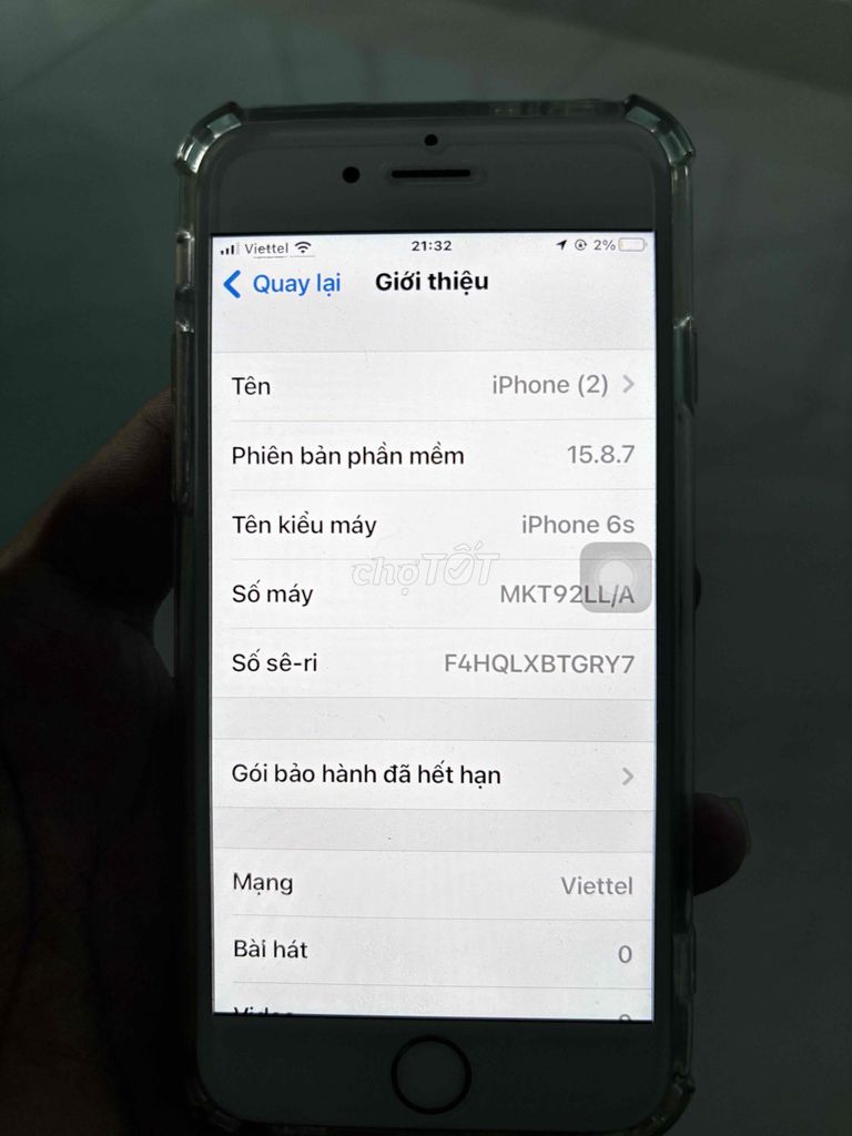 Apple iPhone 6s Vàng iOS 15.8.7. Mua bán Điện thoại tại Quận Liên Chiểu Đà Nẵng được đăng bởi đình nam hình 1