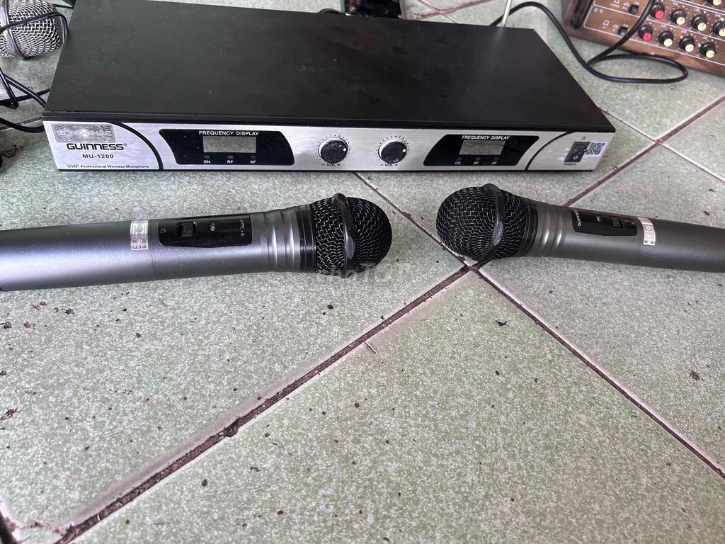 Micro không dây Guinness MU-1200 Xám. Mua bán Tivi, Âm thanh tại Thành phố Thủ Đức Tp Hồ Chí Minh được đăng bởi Hưng Amply  hình 1