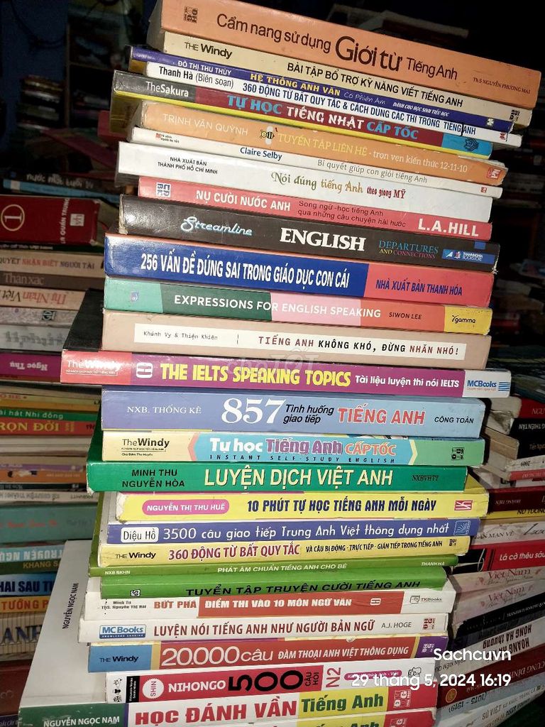 Sách Học Tiếng Anh, giá bán từ 25k/c trở lên