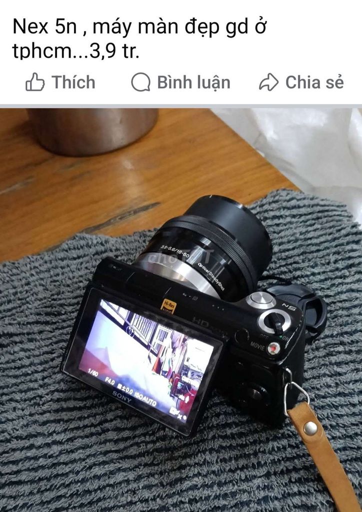Máy ảnh Sony NEX-5N Đen. Mua bán Máy ảnh, Máy quay tại Quận Tân Phú Tp Hồ Chí Minh được đăng bởi Cường hình 1