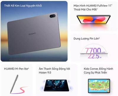 Huawei MatePad SE 11 inch 6GB 128GB Mới 99%. Mua bán Máy tính bảng tại Thành phố Thủ Đức Tp Hồ Chí Minh được đăng bởi Trần Linh